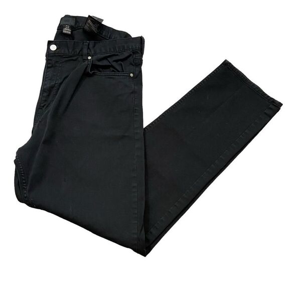 Ladies H&M Brand Black Slim Fit High Rise Jeans Size 36 - Picture 3 of 9